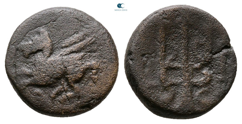 Corinthia. Corinth circa 368-248 BC. 
Bronze Æ

13 mm, 2,02 g



Nearly V...