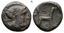 Arkadia. Heraia circa 380-350 BC. Bronze Æ