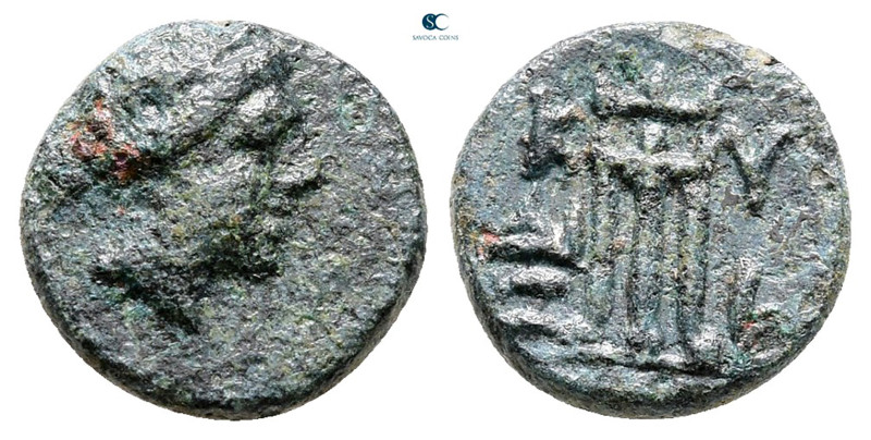 Mysia. Kyzikos circa 300-200 BC. 
Bronze Æ

11 mm, 1,16 g



Very Fine