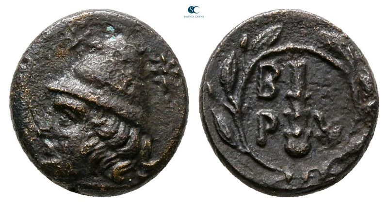 Troas. Birytis circa 400-200 BC. 
Bronze Æ

11 mm, 1,28 g



Very Fine