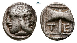 Troas. Tenedos circa 500-400 BC. Obol AR