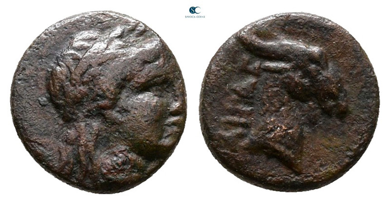 Aiolis. Aigai circa 400-200 BC. 
Bronze Æ

10 mm, 0,74 g



Nearly Very F...