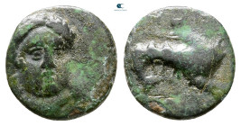 Aiolis. Gyrneion circa 300 BC. Bronze Æ