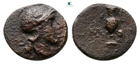 Aiolis. Myrina circa 400-200 BC. Bronze Æ