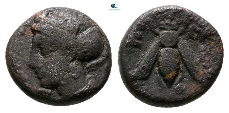 Ionia. Ephesos circa 375-325 BC. 
Bronze Æ

11 mm, 1,31 g



Nearly Very ...