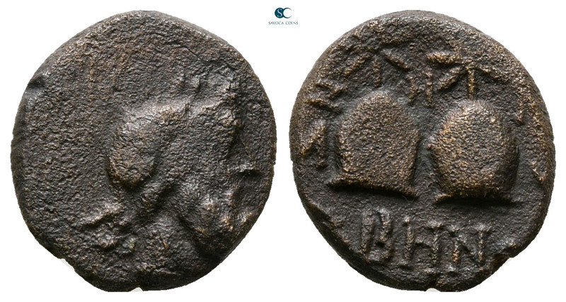 Caria. Tabai circa 100-0 BC. 
Bronze Æ

15 mm, 2,33 g



Nearly Very Fine...