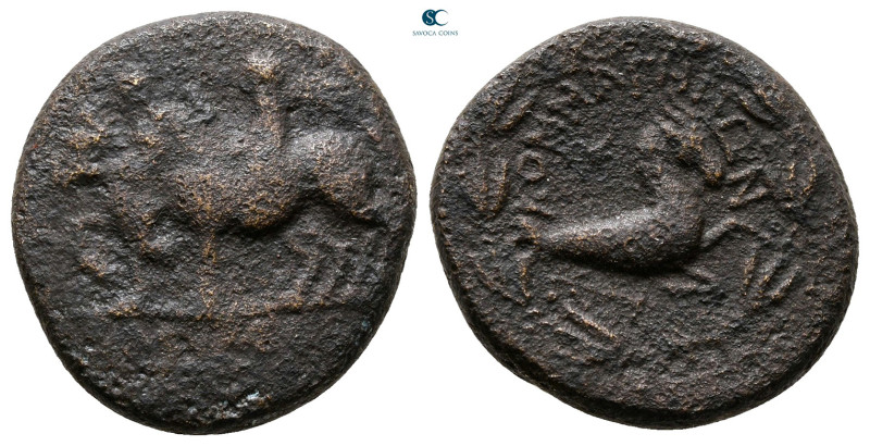 Kings of Commagene. Epiphanes & Kallinikos AD 72. 
Bronze Æ

21 mm, 7,09 g
...