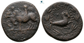 Kings of Commagene. Epiphanes & Kallinikos AD 72. Bronze Æ