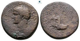 Corinthia. Corinth. Nero AD 54-68. Bronze Æ