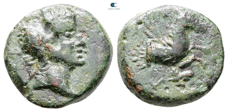 Mysia. Lampsakos. Augustus 27 BC-AD 14. 
Bronze Æ

16 mm, 4,28 g



Nearl...