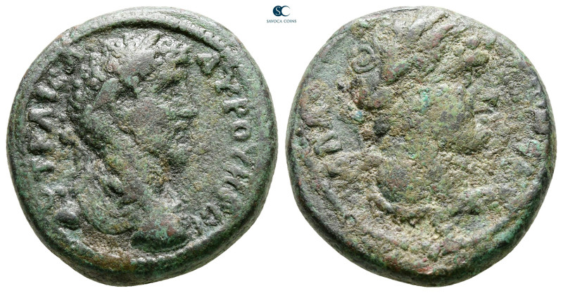 Decapolis. Gadara. Marcus Aurelius AD 161-180. 
Bronze Æ

26 mm, 13,59 g

...