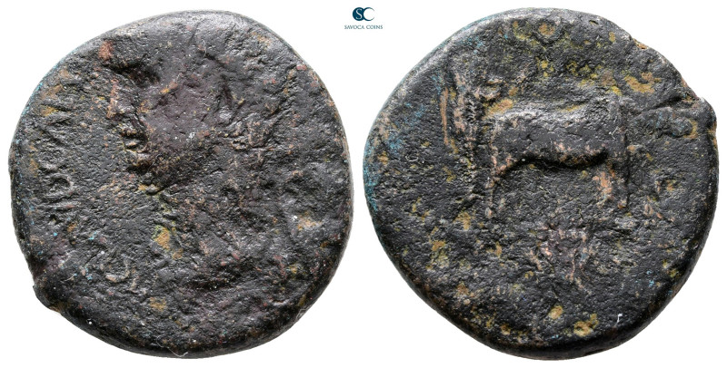 Phoenicia. Berytus. Claudius AD 41-54. 
Bronze Æ

25 mm, 11,19 g



Fine