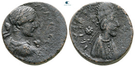 Mesopotamia. Edessa. Gordian III with Abgar X Phraates AD 238-244. Bronze Æ