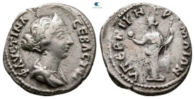 Mesopotamia. Uncertain mint, possibly Carrhae or Edessa. Faustina II AD 147-175. Denarius AR