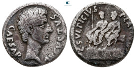 Augustus 27 BC-AD 14. C. Sulpicius Platorinus, moneyer. Rome. Denarius AR