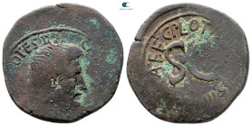 Augustus 27 BC-AD 14. C. Plotius Rufus, moneyer.. Rome. As Æ