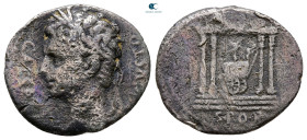 Augustus 27 BC-AD 14. Spanish mint (Colonia Partica?). Denarius AR