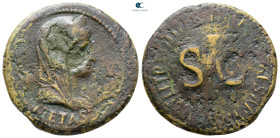 Drusus, son of Tiberius AD 22-23. Struck under Tiberius, AD 14-37.. Rome. Dupondius Æ