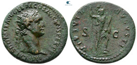 Domitian AD 81-96. Rome. Dupondius Æ