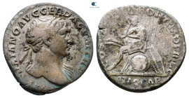 Trajan AD 98-117. Rome. Denarius AR