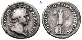 Trajan AD 98-117. Rome. Denarius AR