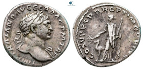 Trajan AD 98-117. Rome. Denarius AR