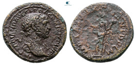 Trajan AD 98-117. Ulpianum mine issue.. Rome. Quadrans Æ