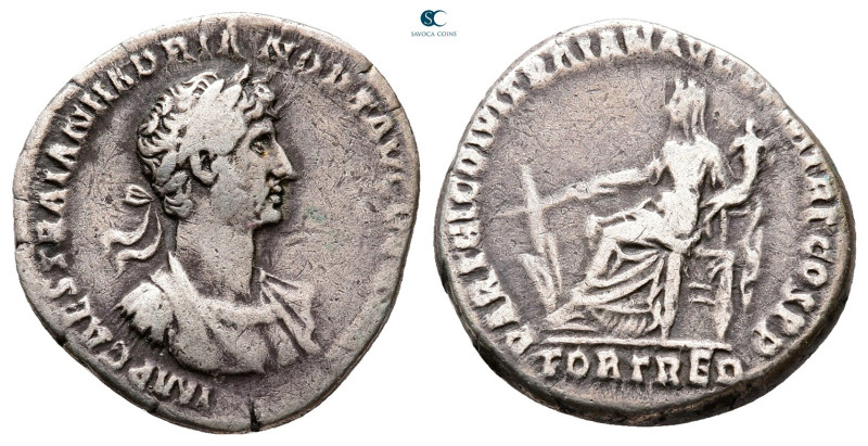 Hadrian AD 117-138. Rome
Denarius AR

19 mm, 3,03 g



Nearly Very Fine