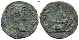 Hadrian AD 117-138. "Travel series" issue. Rome. As Æ