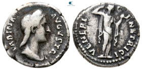 Sabina. Augusta AD 128-137. Rome. Denarius AR