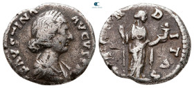 Faustina II AD 147-175. Rome. Denarius AR