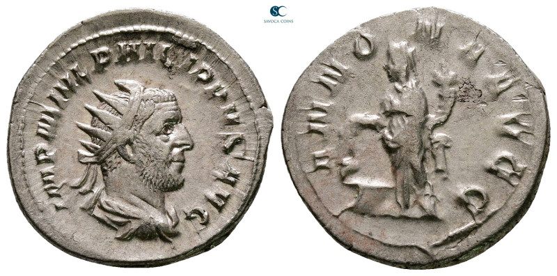 Philip I Arab AD 244-249. Rome
Antoninianus AR

23 mm, 3,52 g



Good Ver...