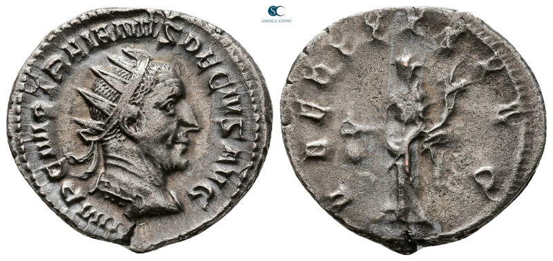 Trajan Decius AD 249-251. Rome
Antoninianus AR

22 mm, 4,56 g



Very Fin...