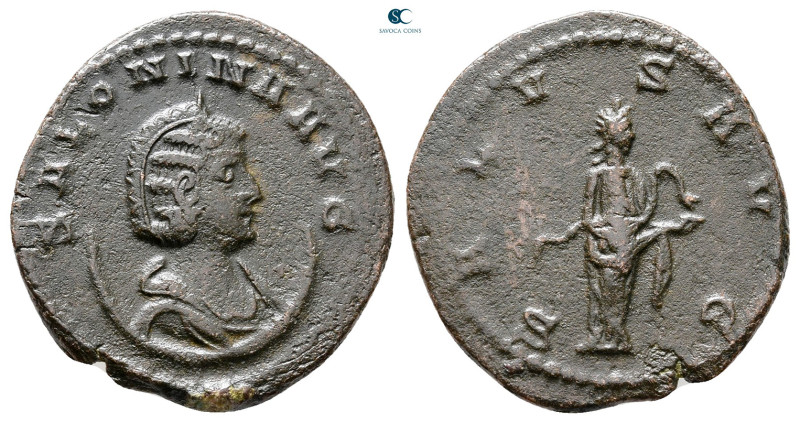 Salonina AD 254-268. Antioch
Billon Antoninianus

21 mm, 3,30 g



Very F...