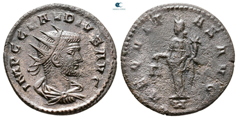 Claudius II (Gothicus) AD 268-270. Antioch
Billon Antoninianus

20 mm, 2,69 g...