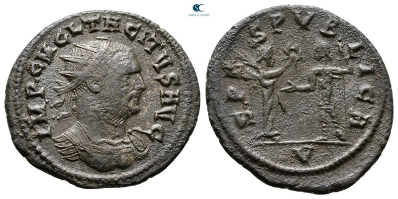 Tacitus AD 275-276. Cyzicus
Billon Antoninianus

24 mm, 3,42 g



Very Fi...