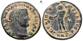 Galerius Maximianus, as Caesar AD 293-305. Antioch. Follis Æ