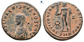 Crispus, as Caesar AD 316-326. Cyzicus. Follis Æ