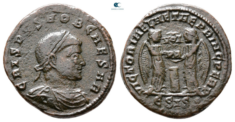 Crispus, as Caesar AD 316-326. Siscia
Follis Æ

20 mm, 3,30 g



Very Fin...