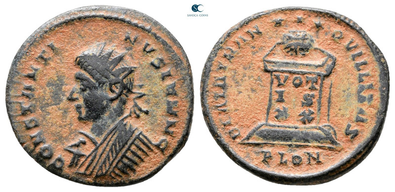 Constantine II, as Caesar AD 317-337. Londinium
Follis Æ

20 mm, 2,69 g


...