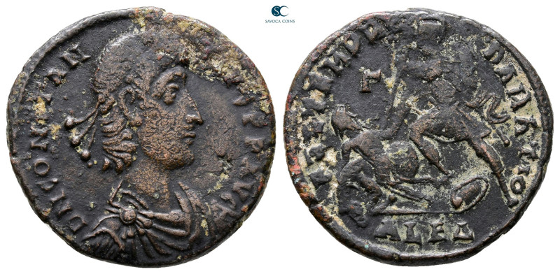 Constantius II AD 337-361. Alexandria
Follis Æ

23 mm, 5,32 g



Nearly V...