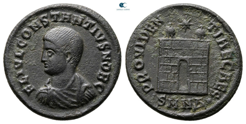 Constantius II, as Caesar AD 337-347. Nicomedia
Follis Æ

20 mm, 2,93 g


...