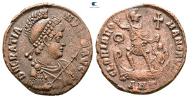 Gratian AD 375-383. Antioch. Follis Æ