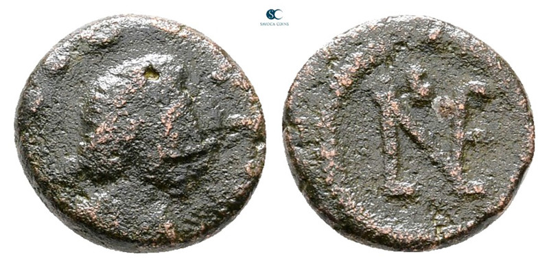 Leo I AD 457-474. Uncertain mint
Nummus Æ

10 mm, 1,02 g



Good Fine