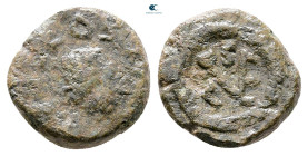 Leo I AD 457-474. Uncertain mint. Nummus Æ