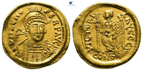 Zeno, second reign AD 476-491. Constantinople. Solidus AV