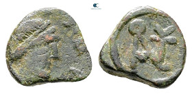 Anastasius I AD 491-518. Uncertain mint. Nummus Æ