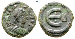 Justin I AD 518-527. Antioch. Pentanummium Æ