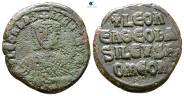 Leo VI the Wise AD 886-912. Constantinople. Follis Æ