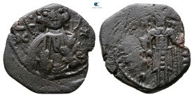 Manuel I Comnenus AD 1143-1180. Thessalonica. Tetarteron Æ